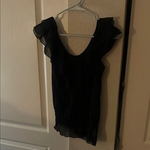 Miley Cyrus & Max Azria Black Blouse